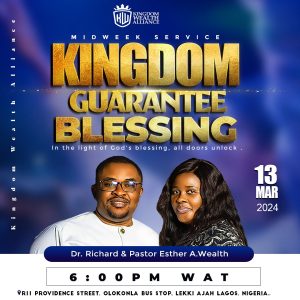 KINGDOM GUARANTEE BLESSING