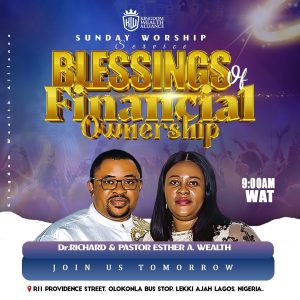 BLESSINGS OF FINANCIAL OWNERSHIP